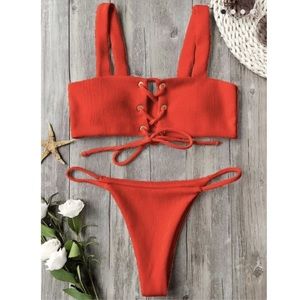Red zaful bikini!